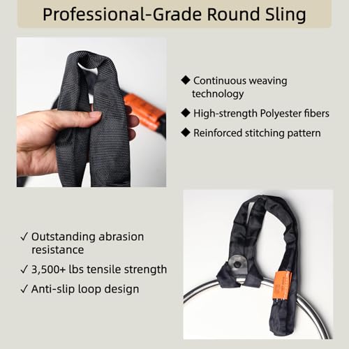 Round Sling, TÜV Rheinland +CE Certified, 91cm Rigging Strap