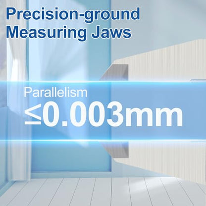 Digital Caliper 6 Inch Measuring Tool Stainless Steel Vernier Caliper Digital Micrometer with Large LCD Screen,Auto-Off Feature, Inch/Millimeter/Fraction Conversion Measuring Tool Caliper