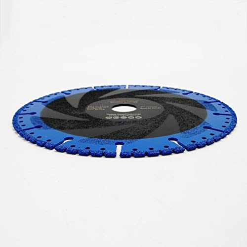 SHDIATOOL 7 Inch Metal Cutting Diamond Blade All Purpose Cut Off Wheel for Rebar Sheet Metal Angle Iron Stainless Steel - size: 7 Inch