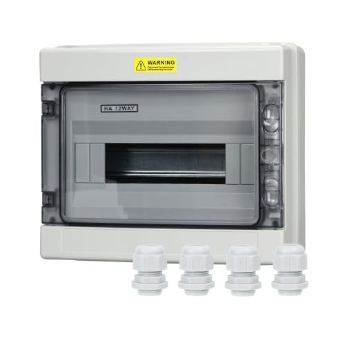 12-Way IP66 Waterproof Din Rail Breaker Box - size: HA-12