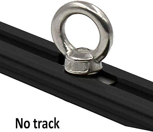 4 Pack Heavy-Duty Stainless Steel Eye Bolt tie Down Anchor kit for roof Rack. Also can be Used for fix The 4WD Awning and Other Accessories.