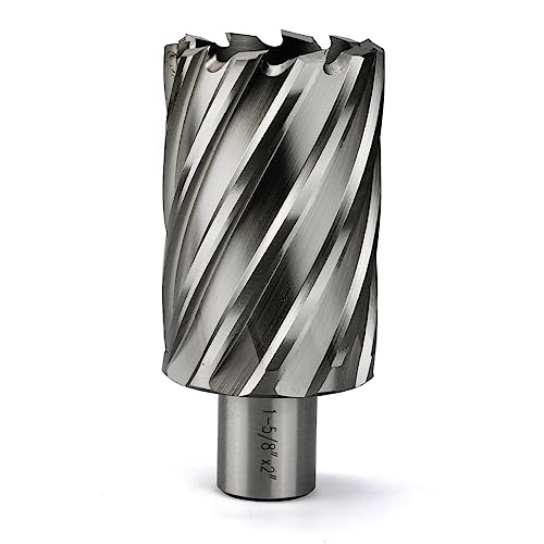 Annular Cutter JESTUOUS 3/4 Inch Weldon Shank 1-5/8 Cut Dia 2 Cut Depth