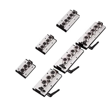 Double Axis Inner Roller Ball Bearing Linear Motion Guide Rail Track SGR20 1Pcs L: 10.24inch / 260mm + 1Pcs SGB20-5UU Five Ball Bearing Rollers Slider Block Silver Color for CNC Kit Set - size: L:10.24 in / 260mm