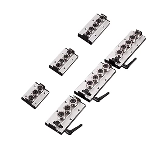 Double Axis Inner Roller Ball Bearing Linear Motion Guide Rail Track SGR20 1Pcs L: 18.11inch / 460mm + 1Pcs SGB20-5UU Five Ball Bearing Rollers Slider Block Silver Color for CNC Kit Set - size: L:18.11 in / 460mm