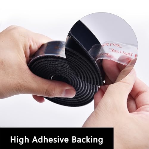 3M Dual Lock SJ3550A 1"×8ft Black Reclosable Fastener Mounting Tape 1 Pack - size: 1"×8ft, style: 1 Pack
