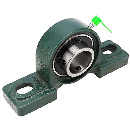SOUJAP 6 PCS UCP205-16 1 Inch Pillow Block Bearings, Heavy Duty Pillow Block Mounted Ball Bearing with Solid Cast Iron Base, Set Screw Lock