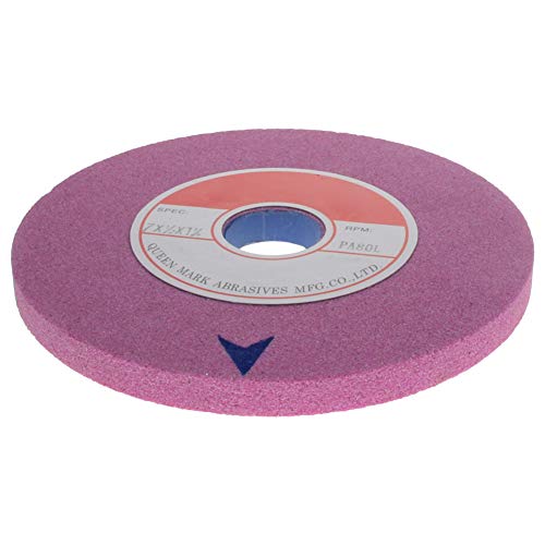 Utoolmart Bench Grinding Wheels Chrome Corundum 80 Grit for Surface Grinding 1pcs - size: 80#