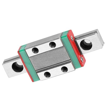 Linear Rail, LML9B Miniature Linear Slider, 9mm Bearing Steel Rail with 55mm Length, Locked Fixation Mini Guide Motion Rails for Automatic, Precision Measuring Equipment