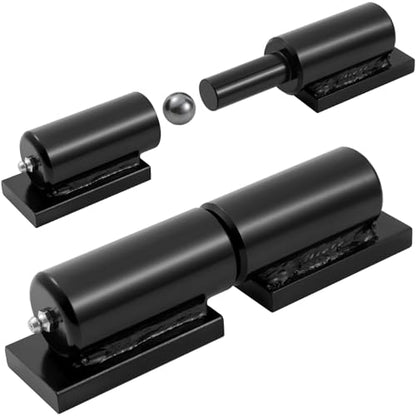 7" Weld on Barrel Hinges, Heavy Duty Barrel Hinges with Grease Zerk,900 Lbs - color: 7 inch-2 Pack