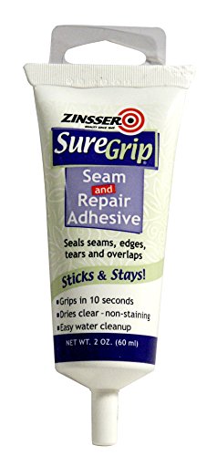 Rust-Oleum Zinsser, 2-Ounce 2861 SureGrip Seam & Repair Adhesive Tube, Color, 2 Ounce
