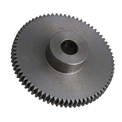 72 Teeth Steel Pinion Gear 6mm Shaft Hole 0.5 Module Spur Gear Small Size for DIY