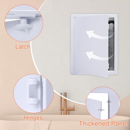 Suteck Plastic Access Panel for Drywall & Ceiling 12 x 16 Inch - size: 12 x 16 inch