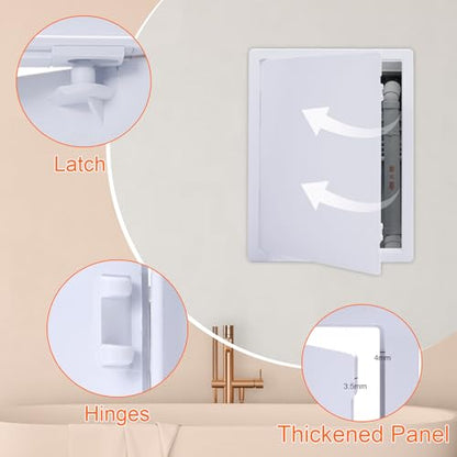 Suteck Plastic Access Panel for Drywall & Ceiling 12 x 16 Inch - size: 12 x 16 inch