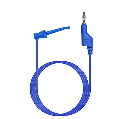 Sumnacon 39 Inch Multimeter Test Lead Set - 5 Pcs Stackable Banana Plug to Test Hook Wire Cable Kit with Protective, Flexible Wire Leads for Electrical Testing 500V/5A - size: 3.3 ft