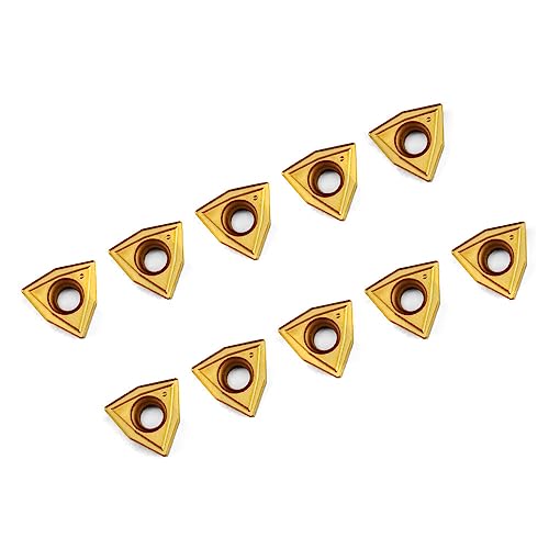 OSCARBIDE Carbide Inserts WCMT050304/WCMT2.52 Turning Inserts 10Pcs