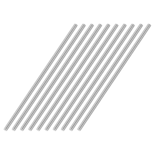 M3-0.5 Fully Threaded Rod 130mm Length Coarse Thread 10Pcs - size: M3-0.5 130mm
