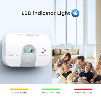 Siterwell Travel Carbon Monoxide Detector 7 Year Product Life, - size: 4 Pack