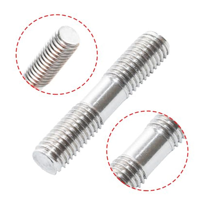 5Pcs Double Ended Stud Screws, Stainless Steel Threaded Studs for Strong Connections(M8x40mm) - size: M8x40mm