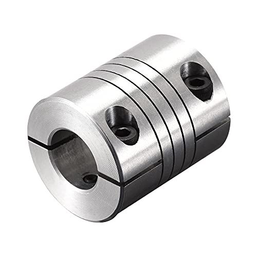 uxcell Motor Shaft 7mm to 12mm Helical Beam Coupler Coupling 25mm Dia 30mm Length - size: 7mm to 12mm