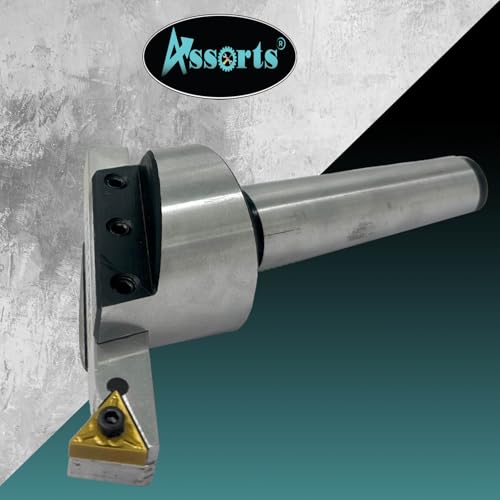 2" Inch (50 mm) Fly Cutter for Milling & Lathe Machines with Replaceable Carbide Insert – 3MT Shank (M12 x 1.75 mm) - size: 3MT Shank (M12 x 1.75 mm)