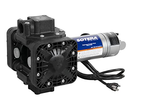 Sotera 115V AC Chemical Transfer Pump, Plastic Straight Flange Mount - Mild Acid Transfer Pump for Outdoor Applications - SS460BX674 - style: 115V Pump w/Flange Mount