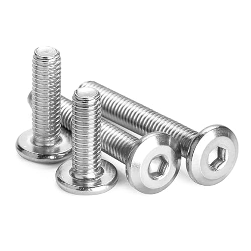 1/4-20 x 2-1/2" (10 Pack) Flat Head Hex Socket Cap Screws Bolts, 304 Stainless Steel 18-8, Hex Drive, Bright Finish, Fully Machine Thread - size: 1/4-20 x 2-1/2"
