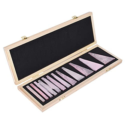12Pcs 1/4° to 30° Accurately Ground Angle Block Set
