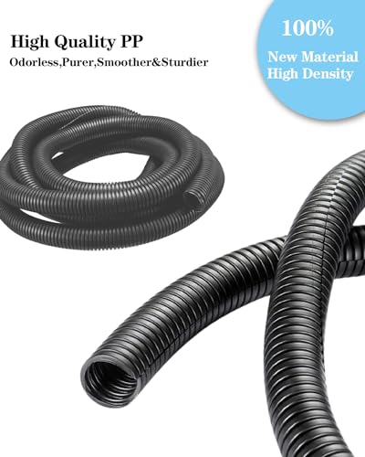 1/2 Inch Wire Loom Split Tubing - 16.5ft Cord Protector Electric Wires Covers, Automotive Wire Flexible Conduit, Plastic Wire Cover - size: 1/2"-16.5ft