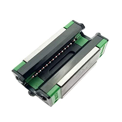 Linear Guide Rail 2 X HGR 15-1500mm Linear Slide Rail + 4 X Bearing Blocks Linear Guideway Rail for DIY CNC Routers Lathes Mills - size: 1500mm, style: Linear Rail HGR15 with Green Bearings