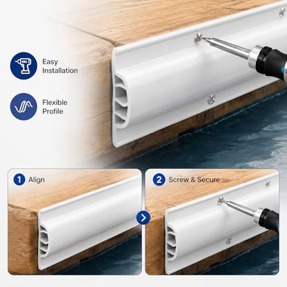 DaisyInner 3 Pack 6 ft Dock Bumper Commercial Grade Double Molded