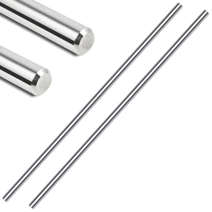 2 PCS 8mm(5/16") Dia 12" Length 304 Stainless Steel Rods SS Metal Rods - size: 8mm（5/16inch）