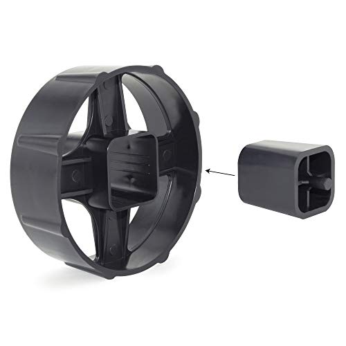 Rapesco RPTD500B 500 Heavy Duty Tape Dispenser, Tape Rolls up to 25 mm x 66 m - Black