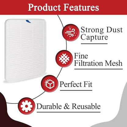 6 Pcs Nail Dust Collector Filter Compatible with CHRISTINE SHELLY 503