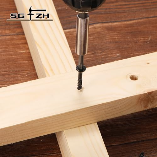 #8 x 1 Inch Deck Screws (470Pcs) 2lb. Carbon Steel, Black, Flat Head, Rust Resistant epoxy Coated, with T25 Star Bit - color: Black, size: #8 x 1"