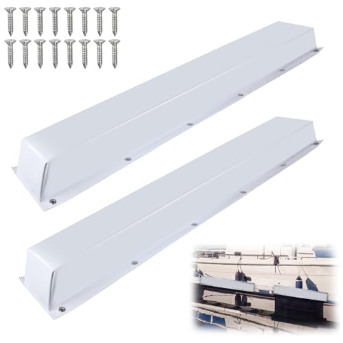 ORLANG 36"/48"/59"/72" Dock Bumpers,Dock Fenders with Stainless Steel Screws,Boat Dock Bumpers,Dock Post Bumper for Docking Edges, Piling, Vertical Poles, Horizontal Decks or Piers(Multiple Colors) - color: White, style: 36 In-2Pack