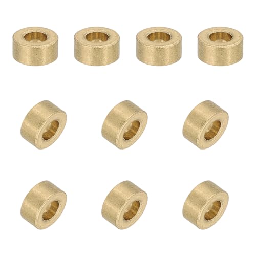 uxcell 50Pcs Sleeve Bearings, 3mm Bore x 6mm OD x 3mm Length, Self-Lubricating Sintered Bronze Bushings - size: 3mm Bore x 6mm OD x 3mm Length