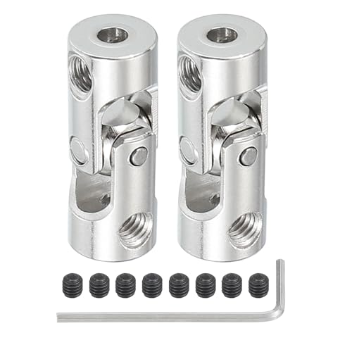 PATIKIL Rotatable Universal Steering Shaft 2mm to 3mm Inner Dia, 2 Pcs - size: 2mm to 3mm