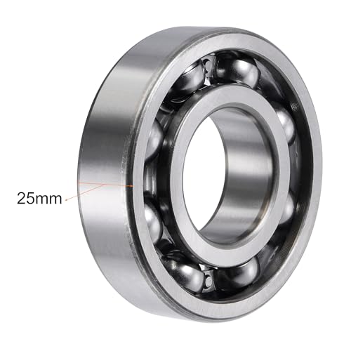 uxcell 6309 Deep Groove Ball Bearings 45x100x25mm Chrome Steel, Open Type - size: 45x100x25mm