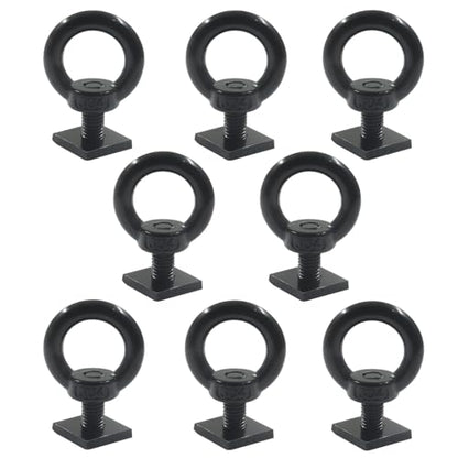 8 PCS T Track Mount Tie Down Anchor - size: 8 Pcs