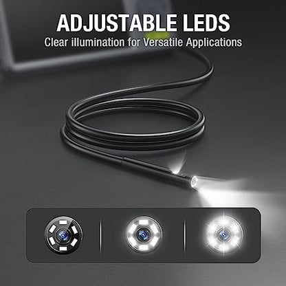 Teslong 5mm Dual Lens Borescope Camera for Home/Automotive/Pipe/Car/Wall - size: 5FT