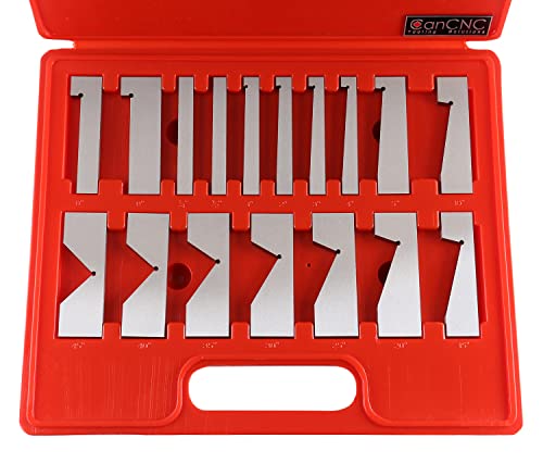 Accusize 17 Pc Precision Angle Block Set, Hardened Steel
