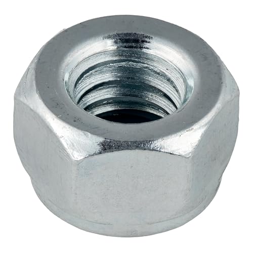 5/16"-18 (100 Pack) Nylock Hex Nuts, Grade 2, Nylon Insert Locknut by Makers Bolt - size: 5/16"-18 (100 pack)