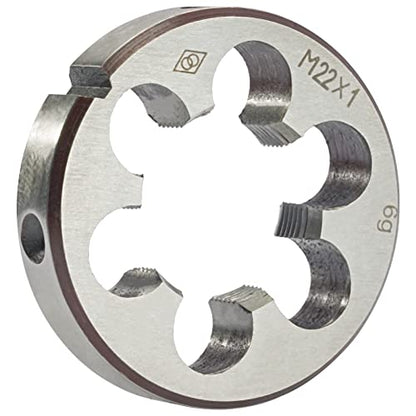 M22X1.0 Hand Tap and Round Die Set Right Hand - size: M22X1.0