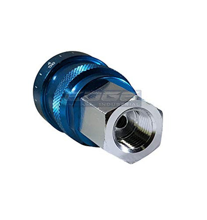 Adjustable in-LINE Pressure Regulator for Pneumatic Tools, 1/4" NPT, Connects Directly to AIR Tool (43-87 PSI) - style: 43 - 87 PSI