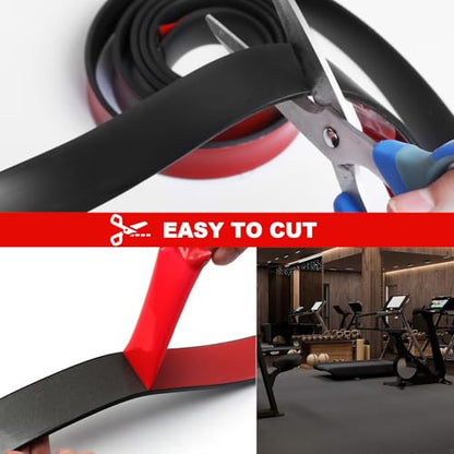 Storystore Adhesive-Backed Neoprene Rubber Strip, 1" W x 1/8" T x 10' L - size: 1" Wide x 1/8" Thick x 10' Long