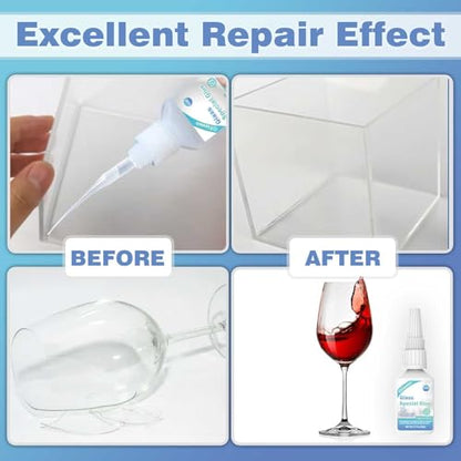 20g Glass Glue, Instant Strong Glue for Acrylic, Other Materials - size: 20g Glass Glue
