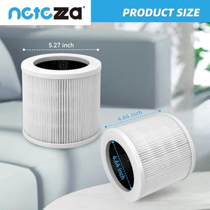 Netezza A1 Filter Replacement Fit for Vewior Air Purifier 2 Pack