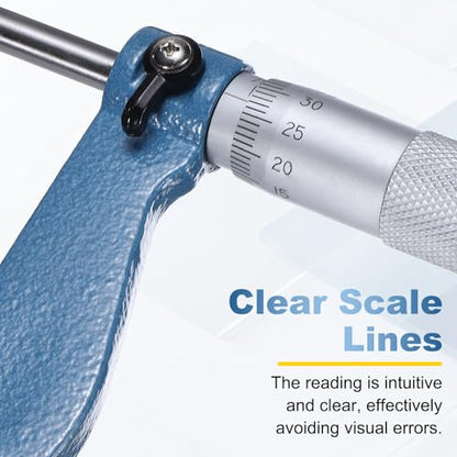 HARFINGTON Metric Outside Micrometer 75-100mm Range +/-0.01mm Accuracy - size: 75-100mm