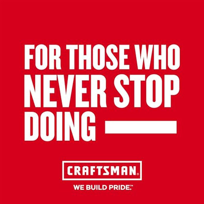 CRAFTSMAN 20V MAX 1/2 Cordless Hammer Drill, Includes Battery (2 Ah), Charger and Double Ended Bit, Variable Speed Power Hammer Drill with LED Light (CMCD712D1)