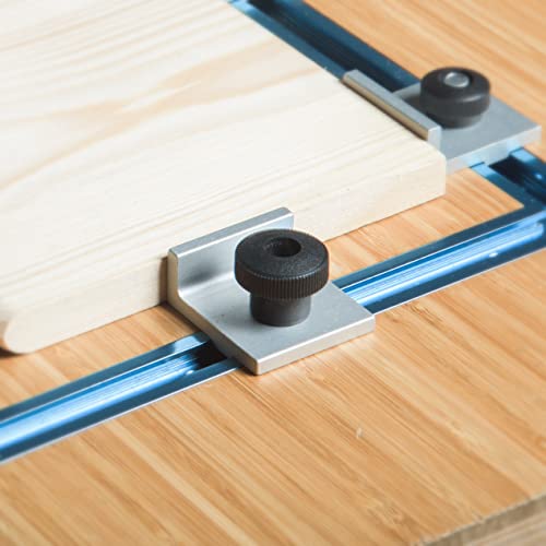 POWERTEC 5 Pack 5/16"-18 Round Knobs, Threaded Clamping Knobs for T Track & Table Saw Accessories, Featherboard, Woodworking Jigs on Miter Saw, Router Table, Drill Press (QNB3005) - style: 5/16", Round